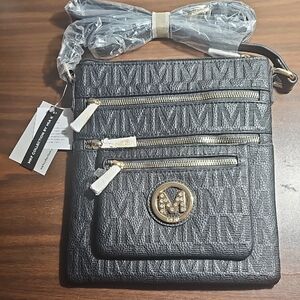 MIA K. Black Crossbody Bag